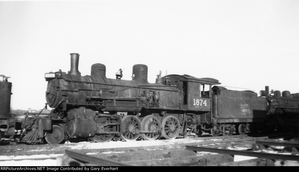 CN 2-8-0 #1874 - Canadian National